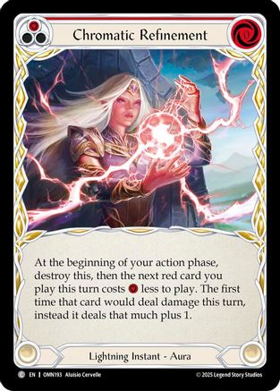 Chromatic Refinement (Red) (OMN193) - Omens of the Third Age