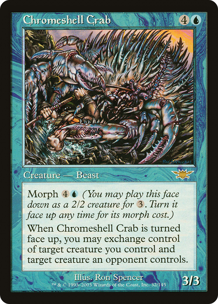 Chromeshell Crab (032) - Legions