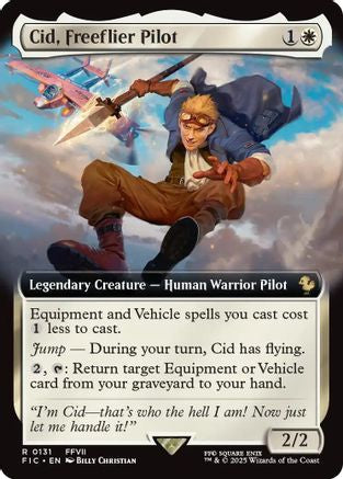 Cid, Freeflier Pilot (Extended Art) (131) - Commander: FINAL FANTASY