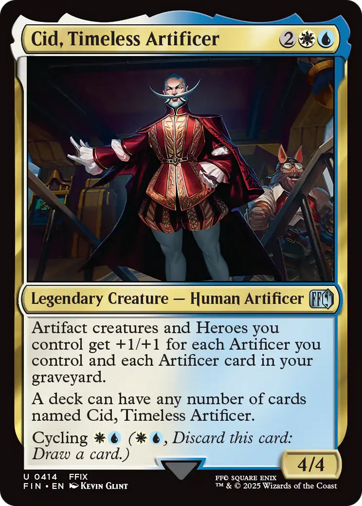 Cid, Timeless Artificer (414) Foil - FINAL FANTASY