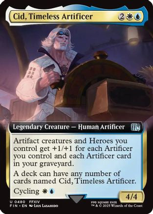 Cid, Timeless Artificer (Extended Art) (480) - FINAL FANTASY