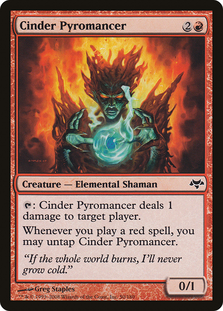 Cinder Pyromancer (050) Foil - Eventide