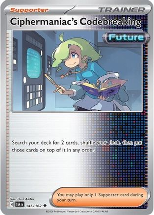Ciphermaniac's Codebreaking (145) Reverse Holofoil - Temporal Forces