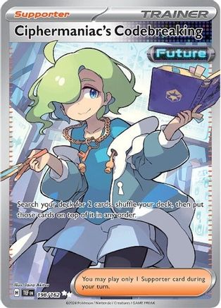Ciphermaniac's Codebreaking (Full Art) (198) Holofoil - Temporal Forces