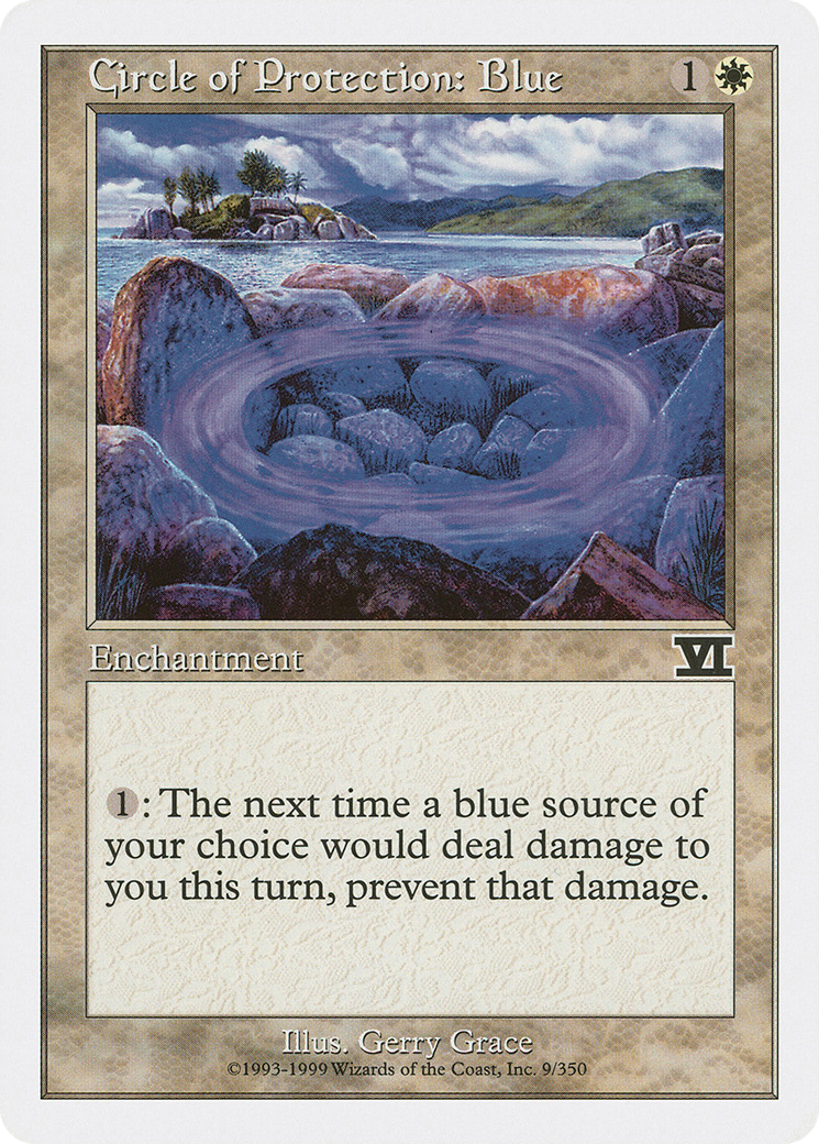 Circle of Protection: Blue (009) - Classic Sixth Edition