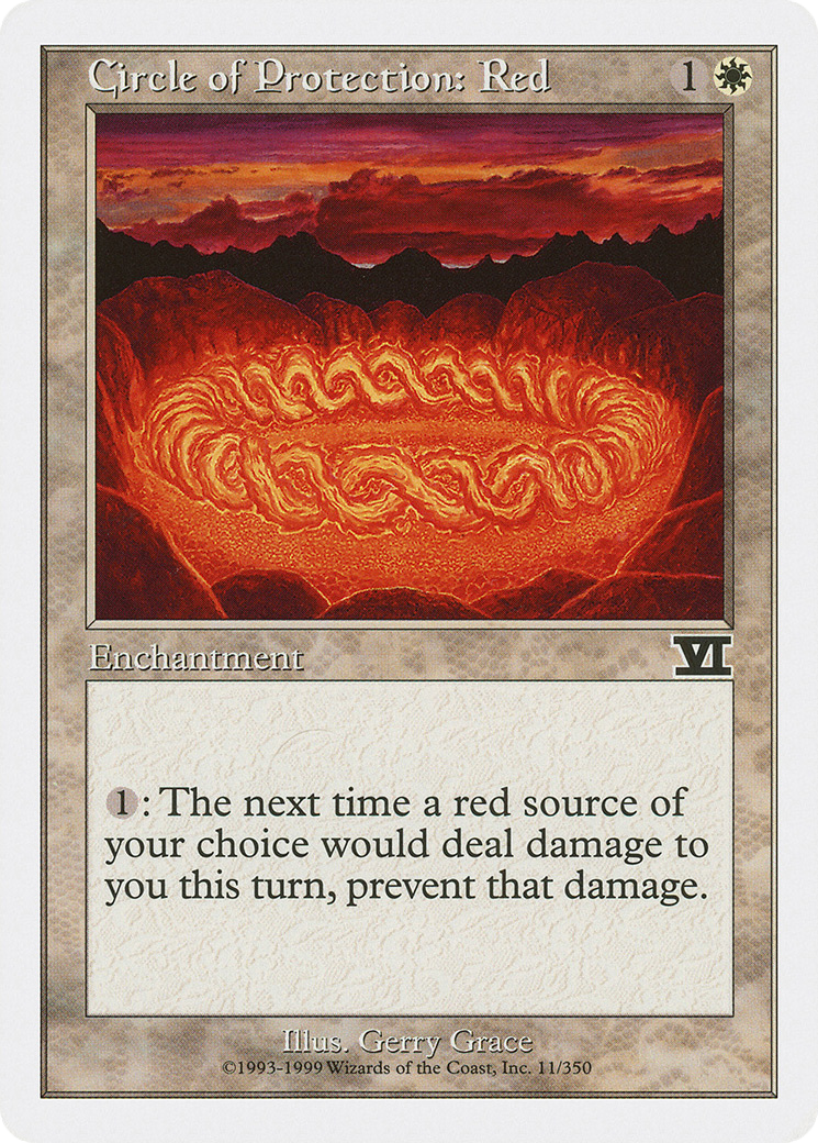 Circle of Protection: Red (011) - Classic Sixth Edition
