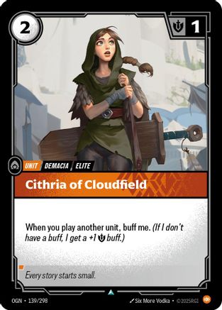 Cithria of Cloudfield (139) - Origins