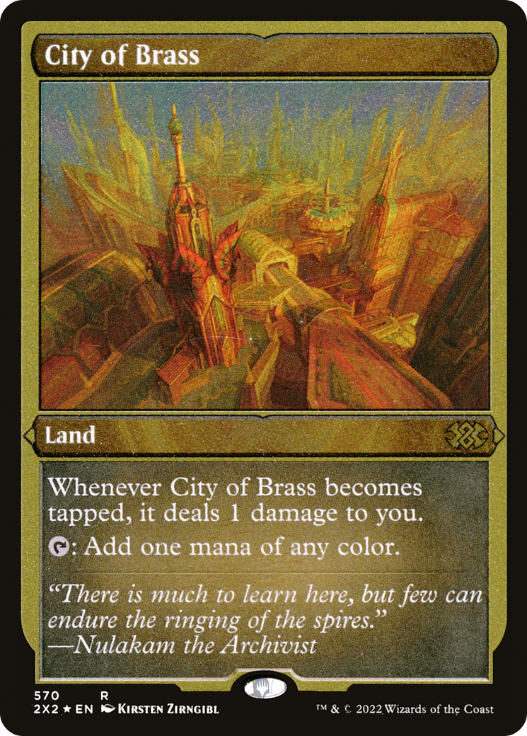 City of Brass (570) Etched Foil - Double Masters 2022