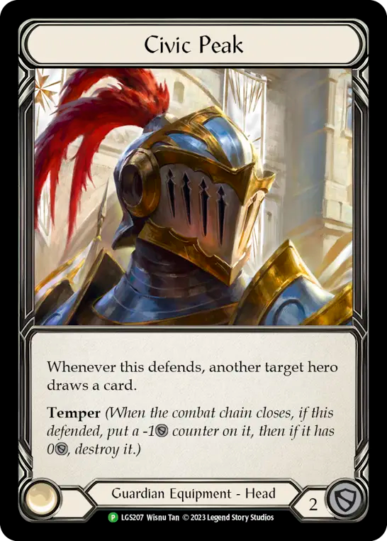 Civic Peak (LGS207) Rainbow Foil - Flesh and Blood: Promo Cards