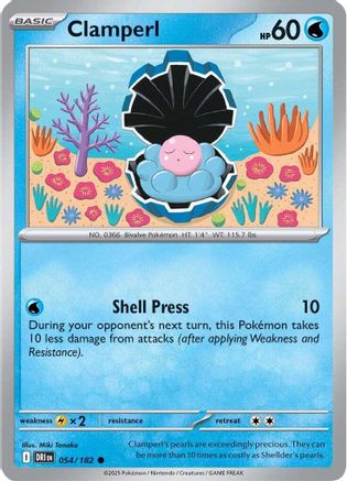Clamperl (54) Reverse Holofoil - Destined Rivals