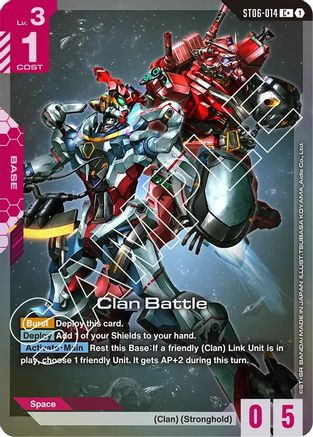 Clan Battle (C+) (ST06-014) Holofoil - Starter Deck 06: Clan Unity