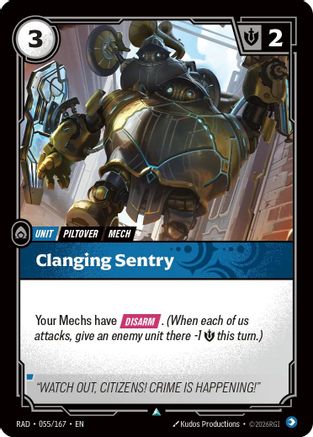 Clanging Sentry (055) Foil - Radiance