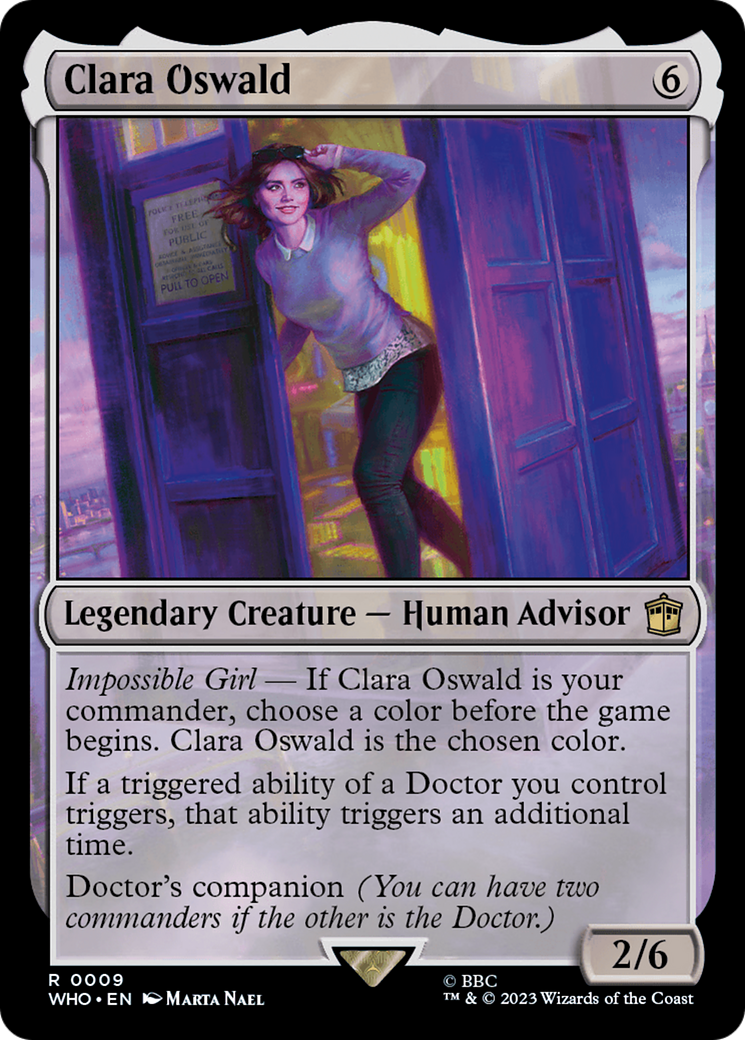 Clara Oswald (009) Foil - Doctor Who