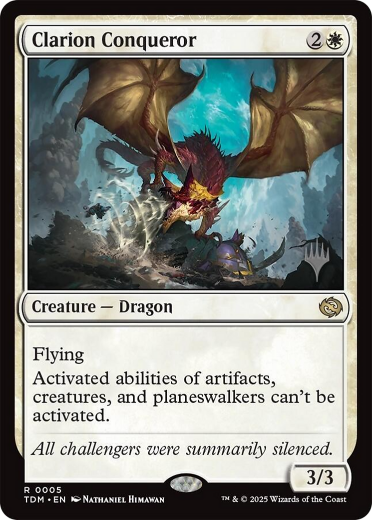Clarion Conqueror (Promo Pack) (005) Foil - Tarkir: Dragonstorm