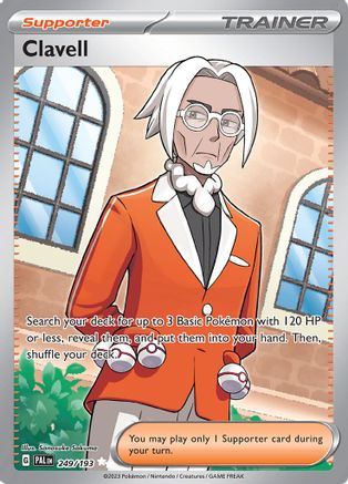 Clavell (Full Art) (249) Holofoil - Paldea Evolved