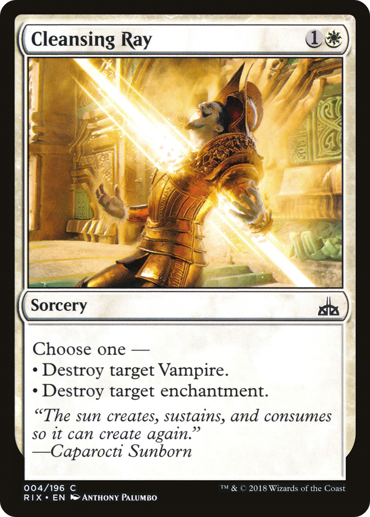 Cleansing Ray (004) - Rivals of Ixalan Foil