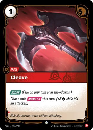 Cleave (004) Foil - Origins