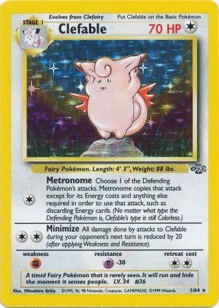 Clefable (1) (Unlimited) Holofoil - Jungle