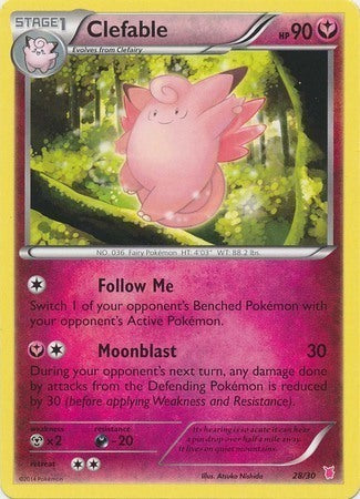 Clefable (28) - Trainer Kit: Bisharp & Wigglytuff