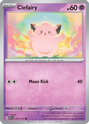 Clefairy (74) Reverse Holofoil - Ascended Heroes