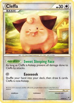 Cleffa (24) Reverse Holofoil - Call of Legends