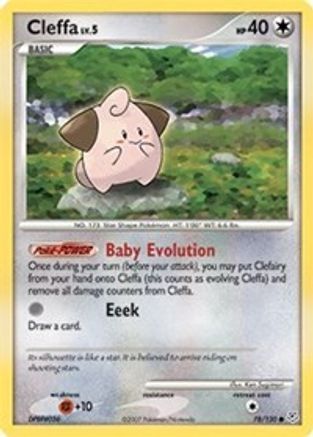 Cleffa (78) Reverse Holofoil - Diamond & Pearl