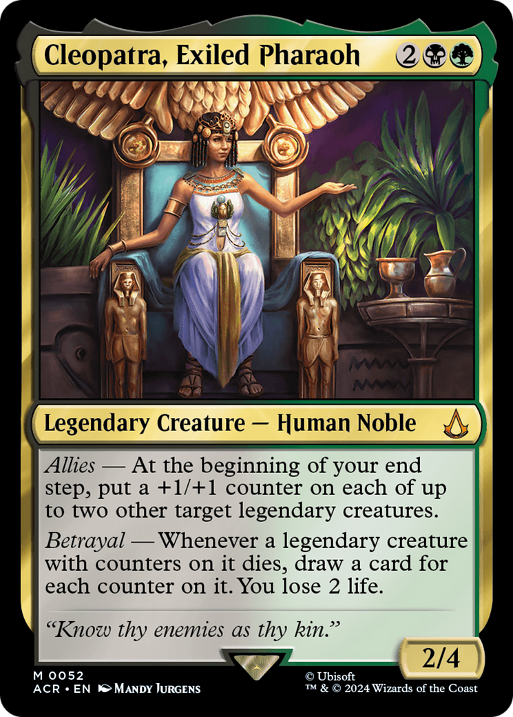 Cleopatra, Exiled Pharaoh (052) Foil - Assassin's Creed