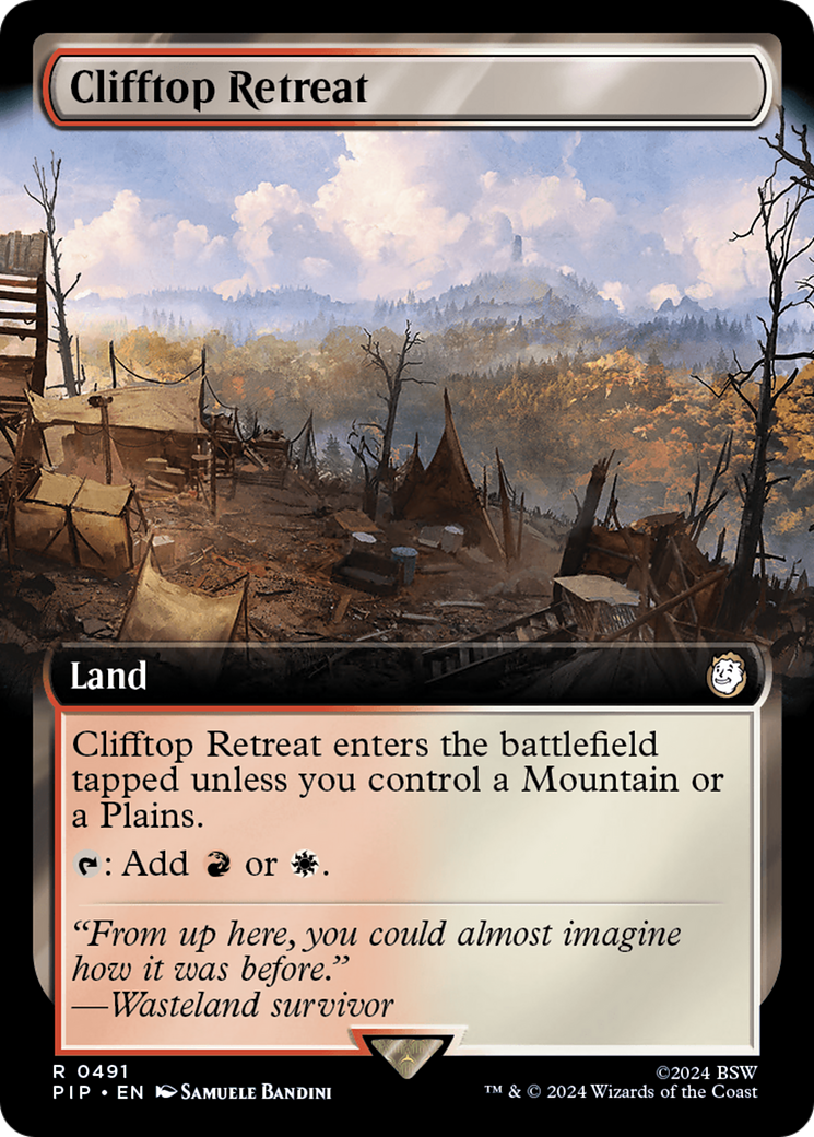 Clifftop Retreat (Extended Art) (491) Foil - Fallout