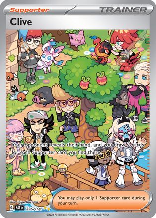 Clive (Alternate Full Art) (236) Holofoil - Paldean Fates