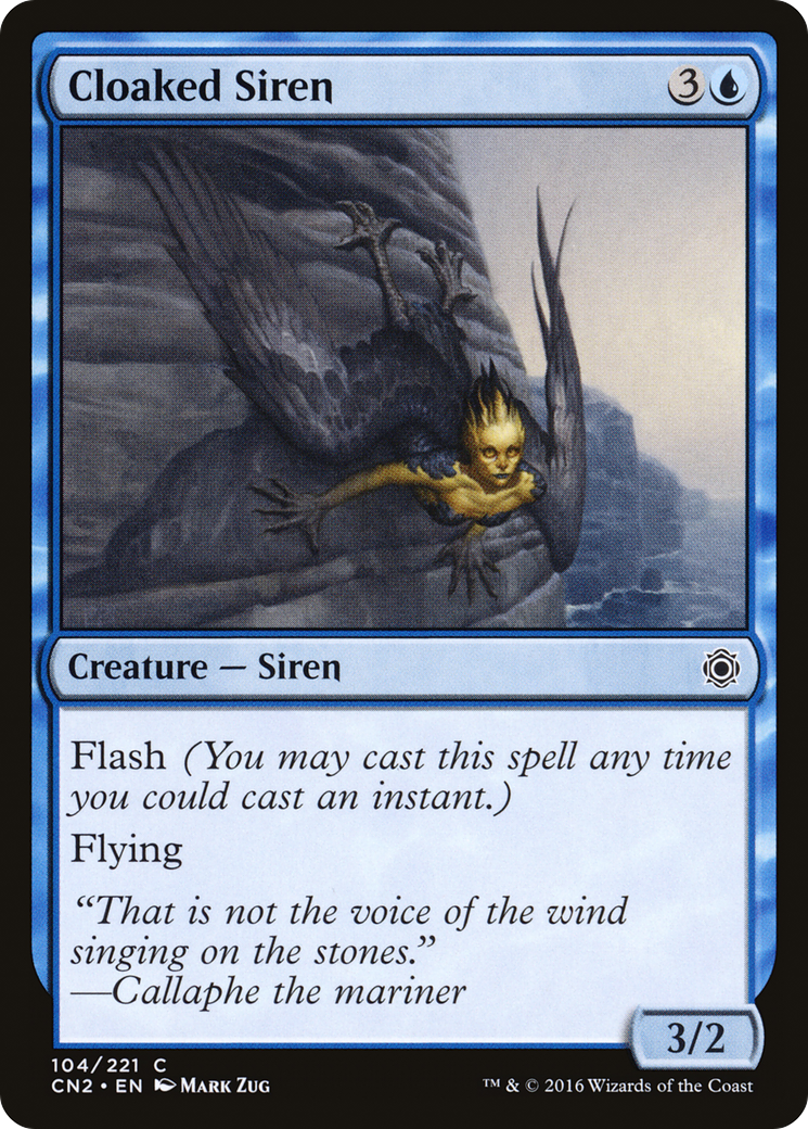 Cloaked Siren (104) Foil - Conspiracy: Take the Crown