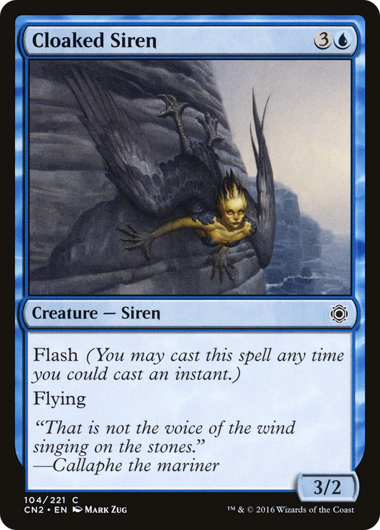 Cloaked Siren (104) Foil - Conspiracy: Take the Crown