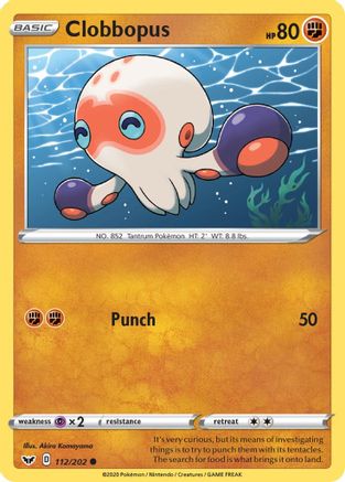 Clobbopus (112) Reverse Holofoil - Sword & Shield