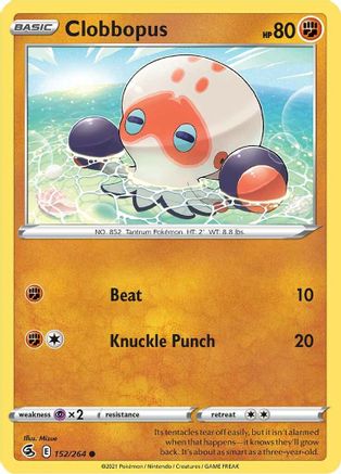 Clobbopus (152) Reverse Holofoil - Fusion Strike