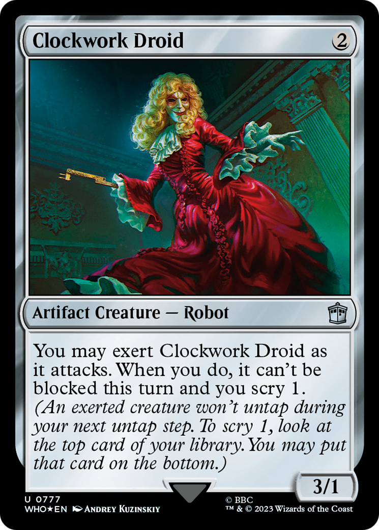 Clockwork Droid (777) Surge Foil - Doctor Who
