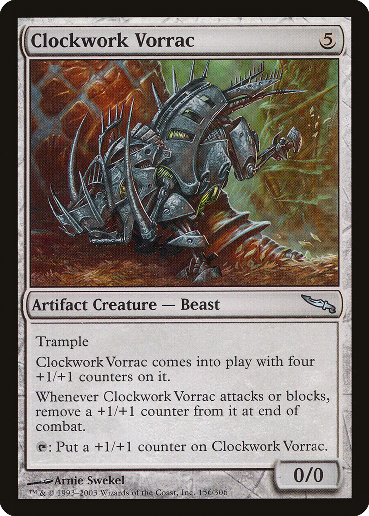 Clockwork Vorrac (156) - Mirrodin