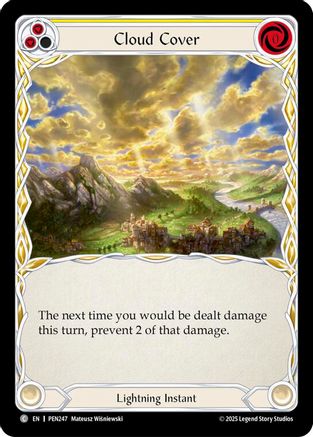 Cloud Cover (Yellow) (PEN247) Rainbow Foil - Compendium of Rathe