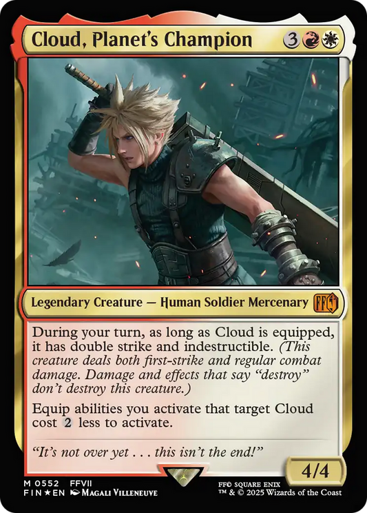 Cloud, Planet's Champion (552) Foil - FINAL FANTASY
