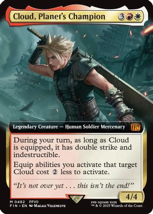 Cloud, Planet's Champion (Extended Art) (482) Foil - FINAL FANTASY