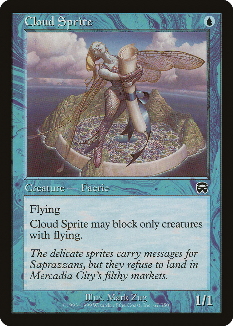 Cloud Sprite (067) Foil - Mercadian Masques