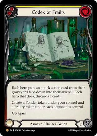 Codex of Frailty (SEA248) Rainbow Foil - High Seas