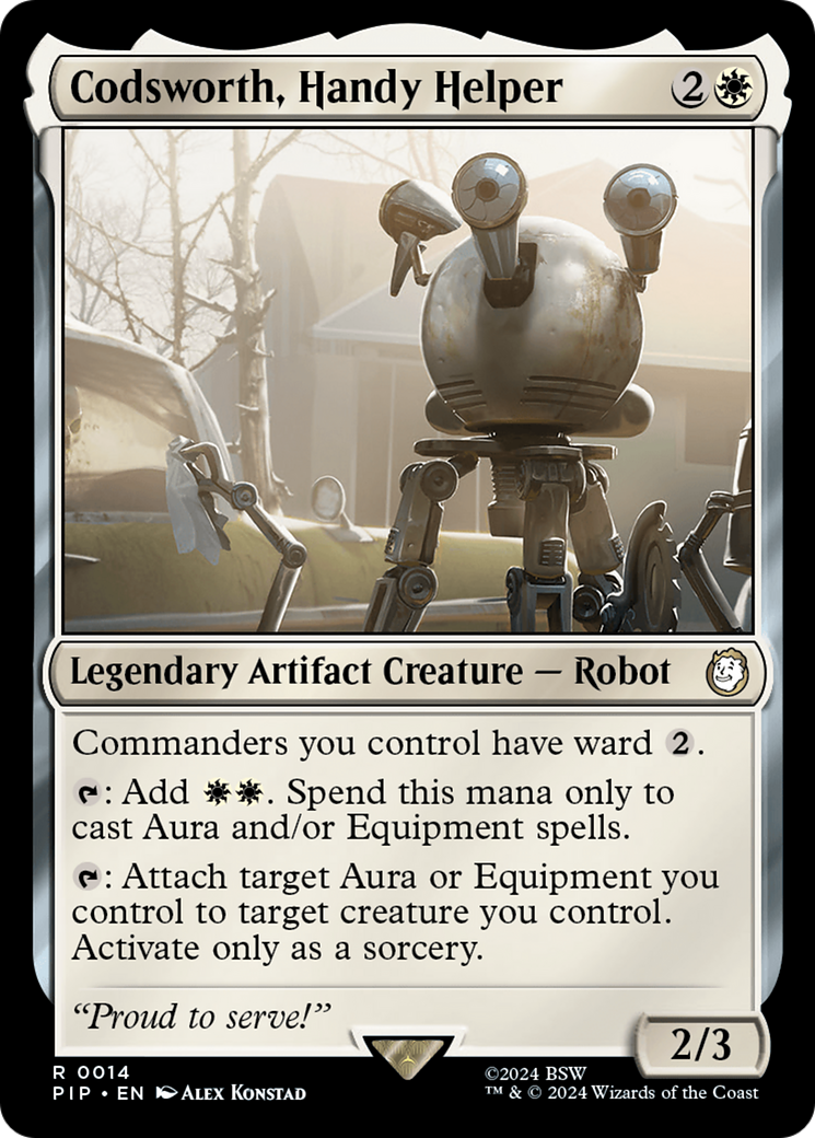 Codsworth, Handy Helper (014) Foil - Fallout