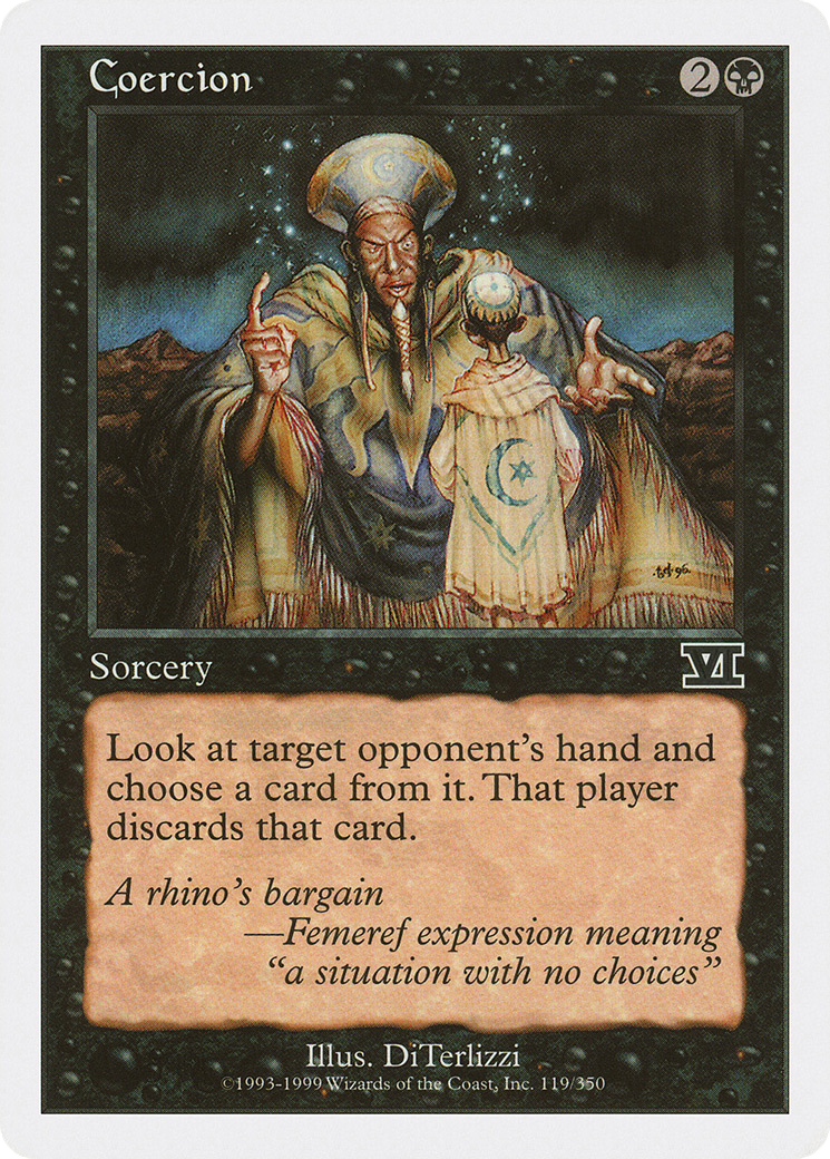 Coercion (119) - Classic Sixth Edition