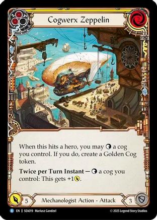 Cogwerx Zeppelin (Yellow) (SEA019) - High Seas