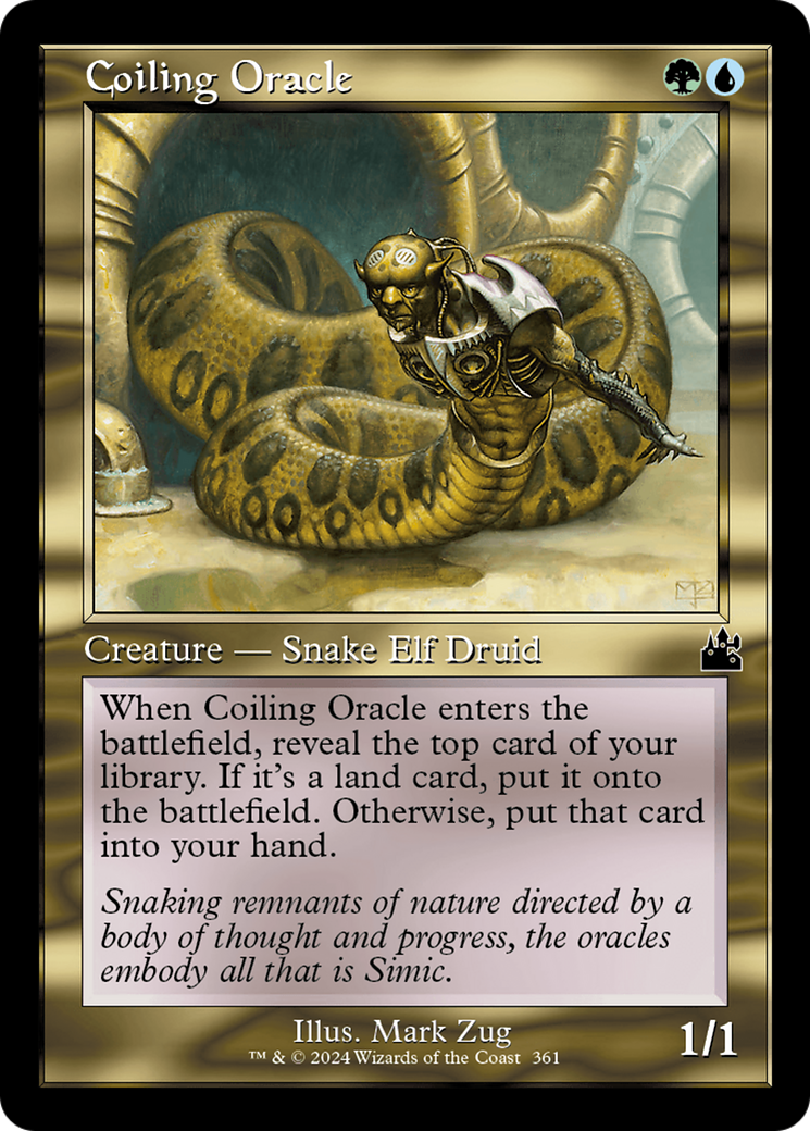 Coiling Oracle (Retro) (361) - Ravnica Remastered