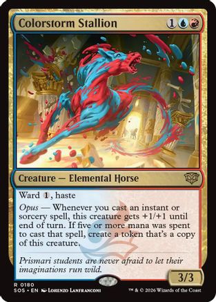 Colorstorm Stallion (180) Foil - Secrets of Strixhaven