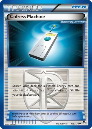 Colress Machine (Team Plasma) (119) Reverse Holofoil - Plasma Storm