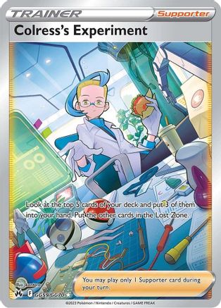 Colress's Experiment (Full Art) (GG59) Holofoil - Crown Zenith