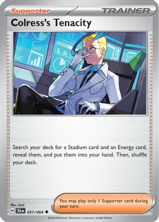 Colress's Tenacity (57) Reverse Holofoil - Shrouded Fable