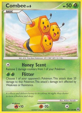 Combee (59) Reverse Holofoil - Majestic Dawn