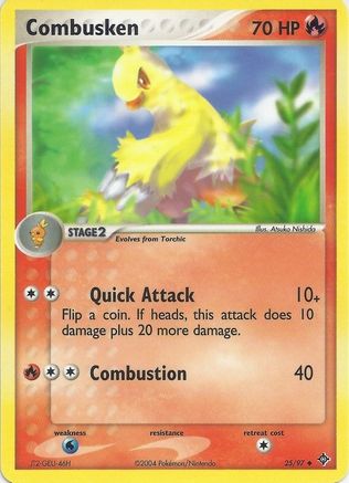 Combusken (25) - EX Battle Stadium